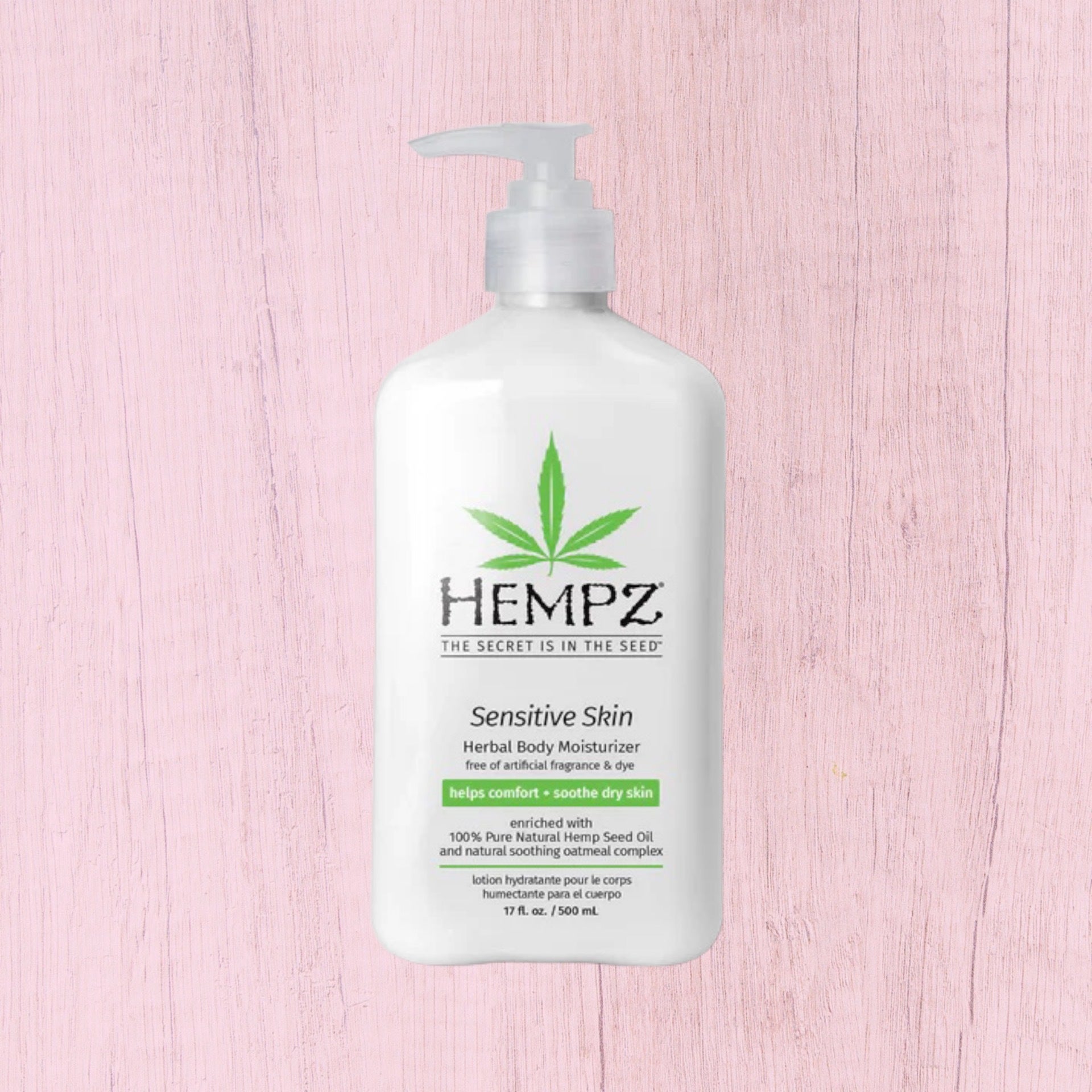 Hempz Sensitive Skin Herbal Body Moisturizer 17 Fl Oz Spray Me Golden 2655