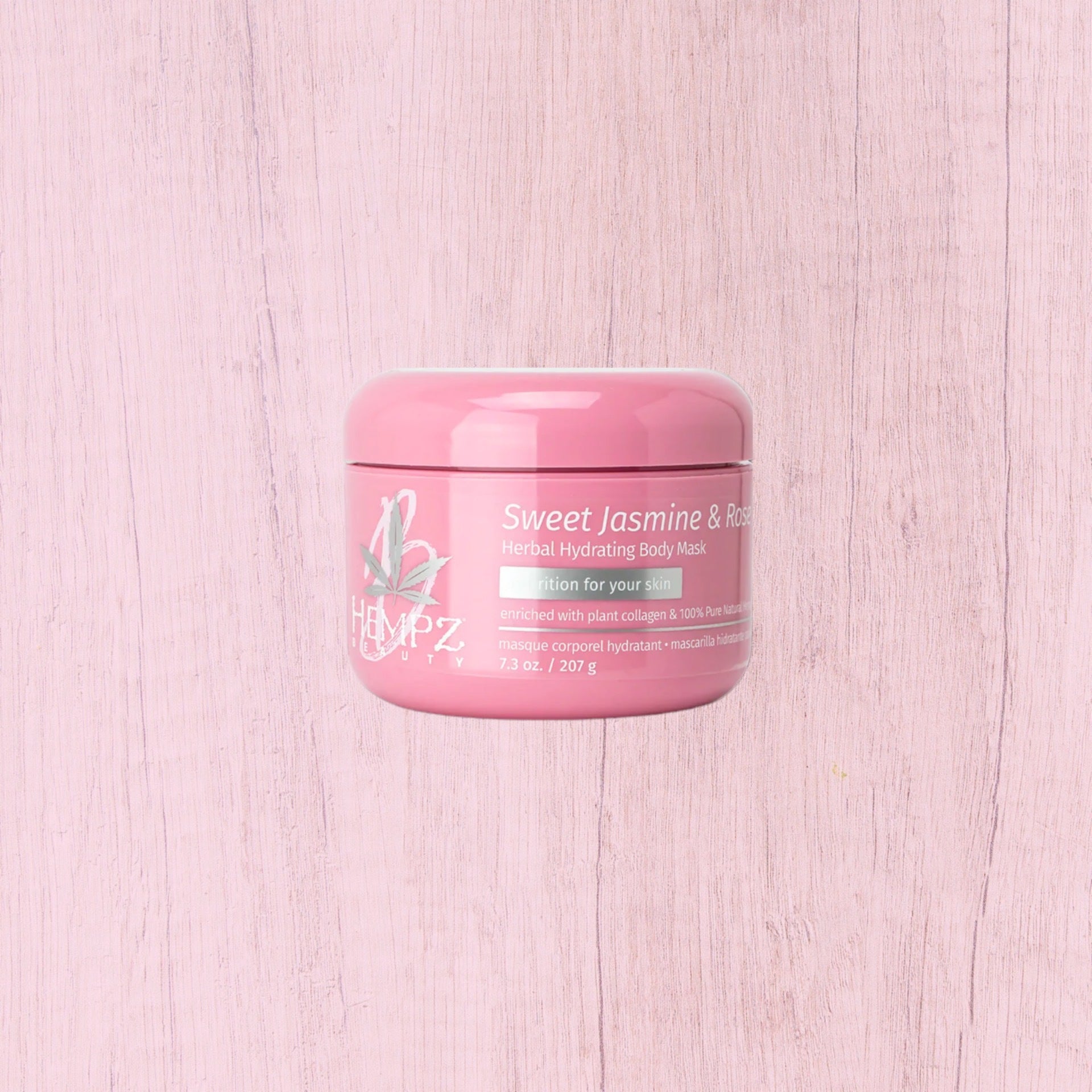 Hempz Beauty Sweet Jasmine & Rose Herbal Body Mask 7.3 oz Spray Me Golden