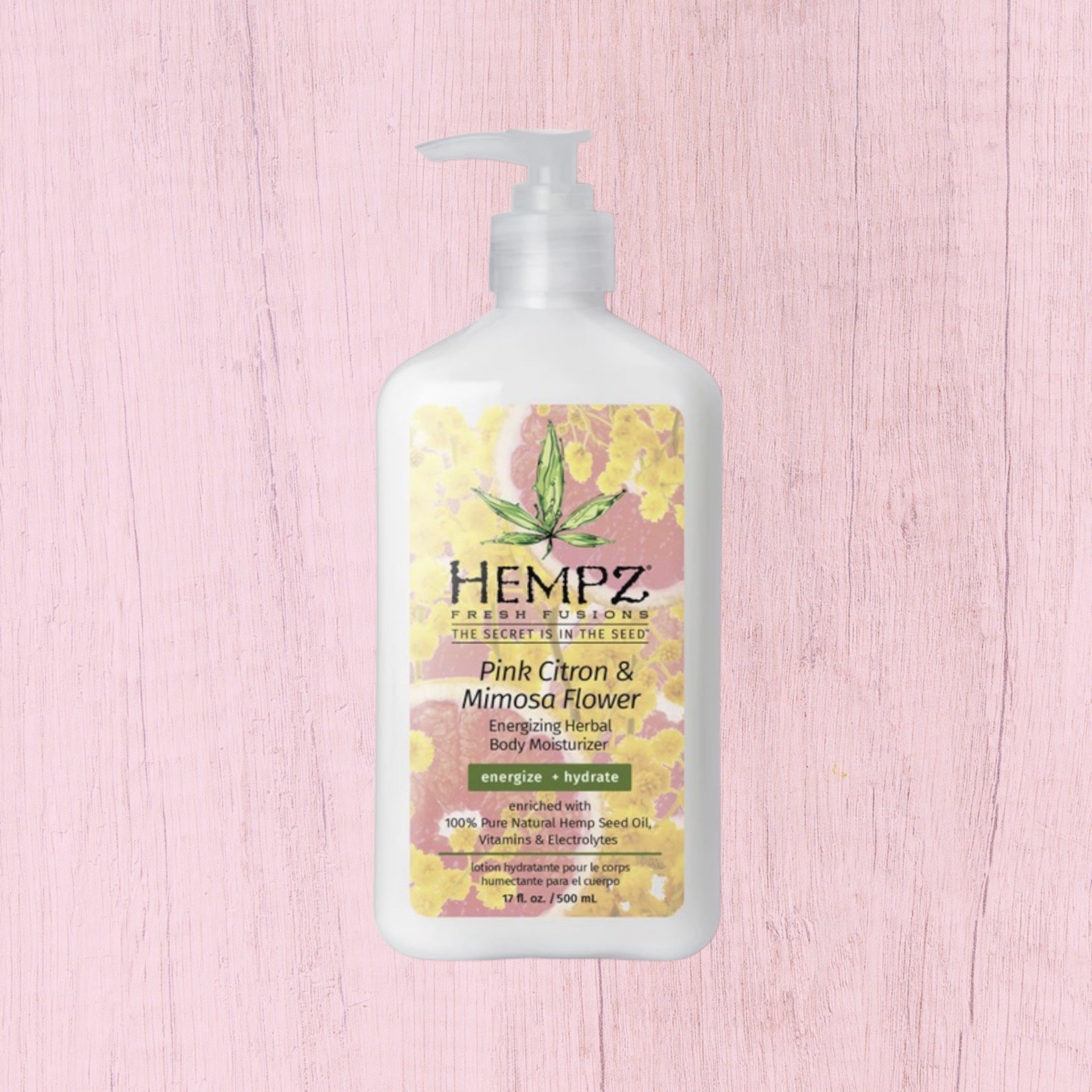 Hempz Fresh Fusions Pink Citron & Mimosa Flower Herbal Body Moisturizer