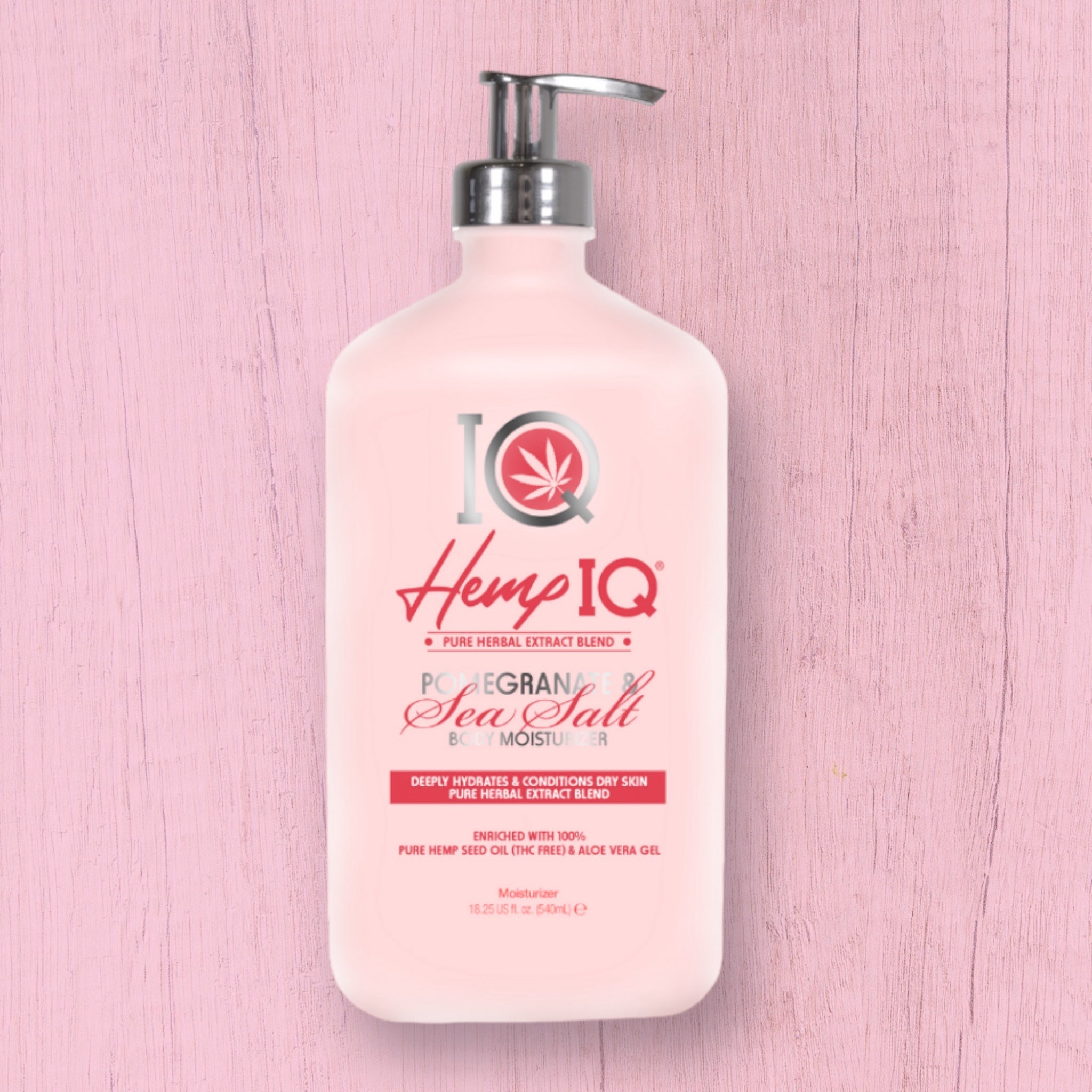 Hemp IQ Pomegranate & Sea Salt Body Moisturizer 18.25 fl oz Spray Me
